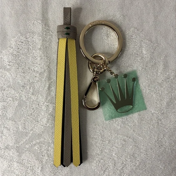 Rolex Keychain withTassel and Crown Charm - Picture 2 of 5